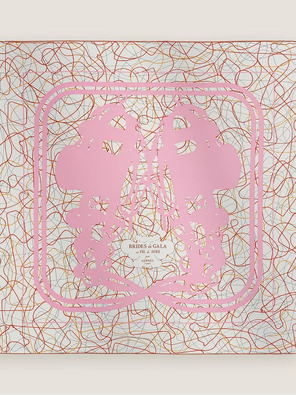 Hermes Brides de Gala au Fil de Soie scarf 90